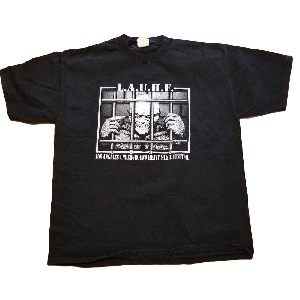 RARE Vintage 90s 1999 LAUHF Concert T-Shirt L/XL